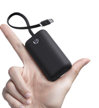 Load image into Gallery viewer, Mini Portable Charger 10,000mAh, 22.5W USB-C Fast Charging Power Bank with Built-in Cable
