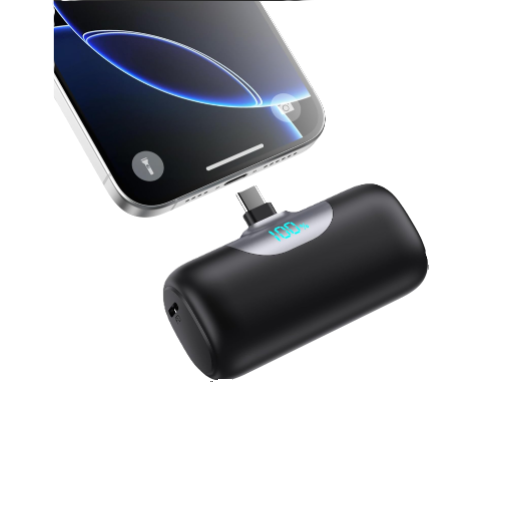 Mini Portable Charger for iPhone 17/16/15 Series,Upgraded 5500mAh PD Fast Charging USB-C Power Bank