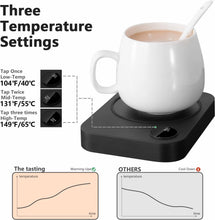 Load image into Gallery viewer, Coffee Mug Warmer, Coffee Warmer for Desk with Auto Shut Off &amp; 3 Temperature Settings, Smart Coffee Cup Warmer for Desk