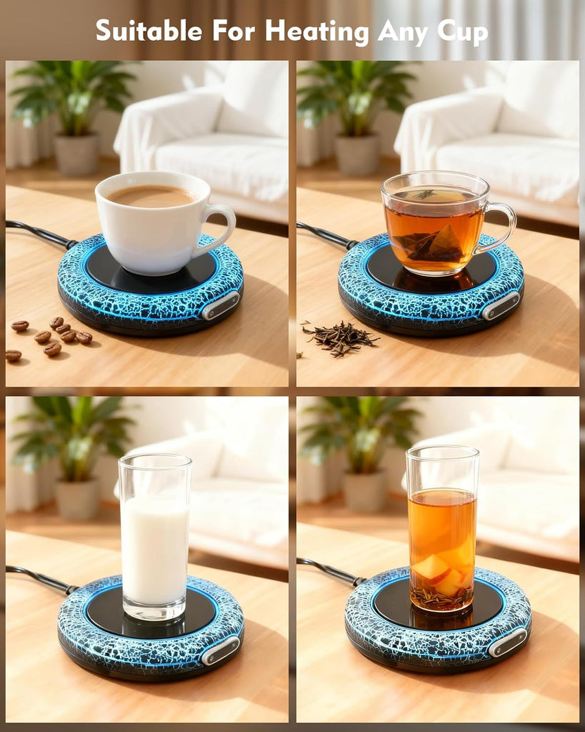 Smart Constant Warm Coaster, Volcano Warm Coaster,Coffee Mug Warmer,Home Desktop Ambient Light,Coffee Mug Warmer