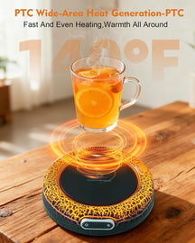 Smart Constant Warm Coaster, Volcano Warm Coaster,Coffee Mug Warmer,Home Desktop Ambient Light,Coffee Mug Warmer