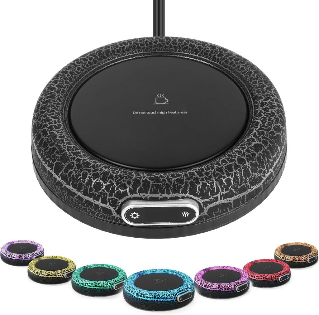 Smart Constant Warm Coaster, Volcano Warm Coaster,Coffee Mug Warmer,Home Desktop Ambient Light,Coffee Mug Warmer